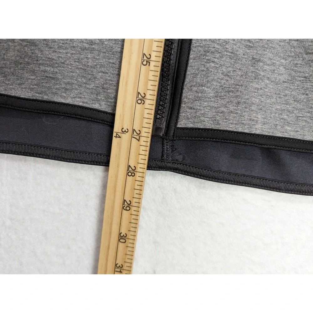 Champion Womens Jacket‎ Zipper Size L Polyester Blend Black Gray